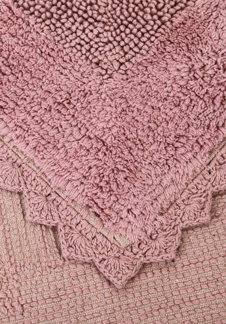 Коврик для ванной с кружевом шир.  750, рис. 12