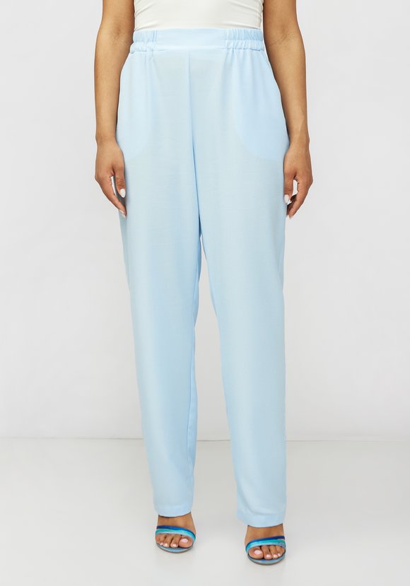 Брюки с карманами на резинке по поясу шир.  580, рис. 19