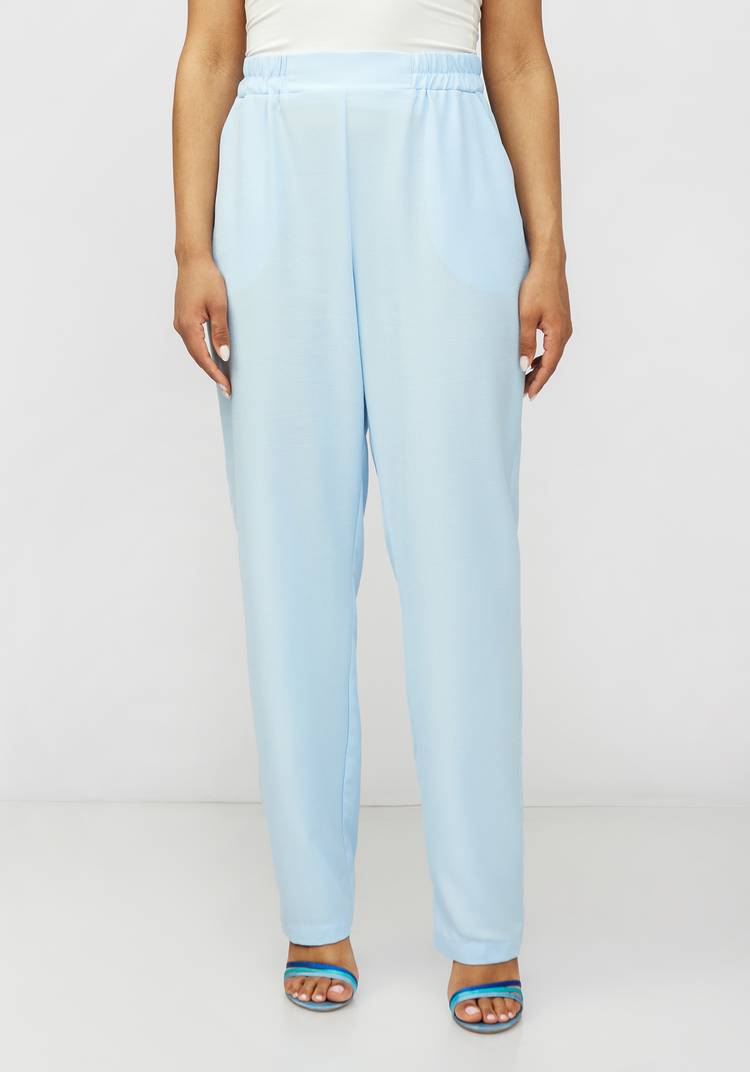 Брюки с карманами на резинке по поясу шир.  750, рис. 19