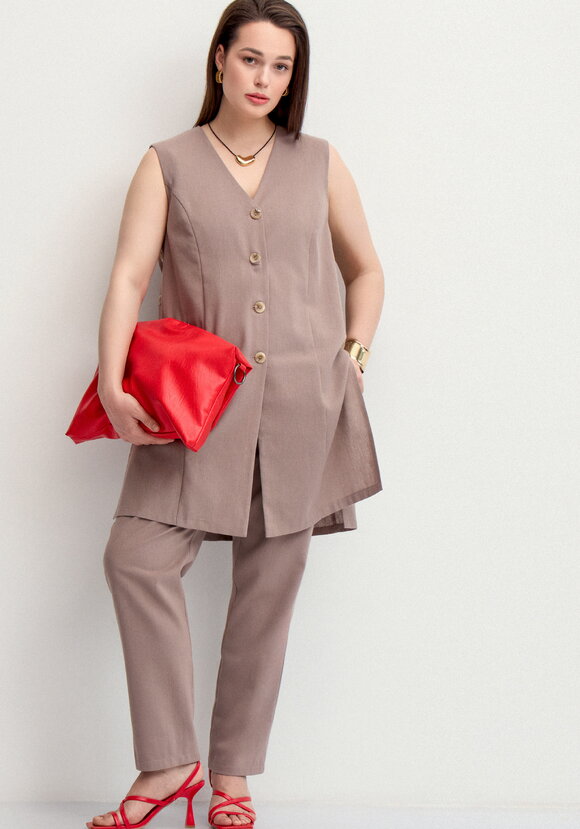 Жилет изо льна шир.  580, рис. 2