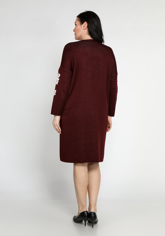 Платье с круглым вырезом и цветочным рисунком шир.  580, рис. 2