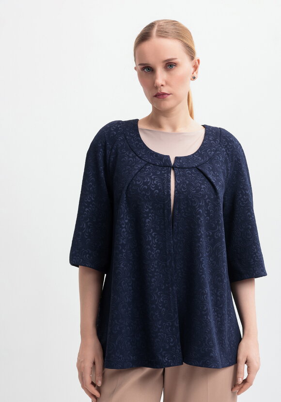 Жакет из жаккарда Лаура шир.  580, рис. 14