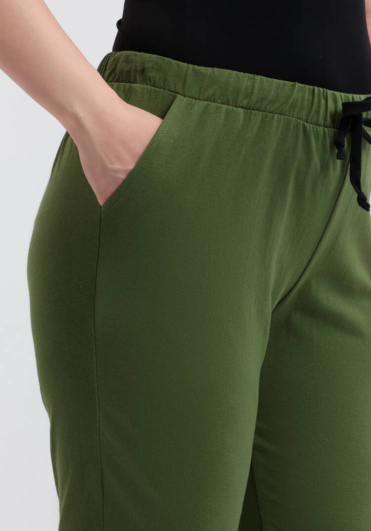 Бриджи трикотажные с поясом на кулиске шир.  750, рис. 15