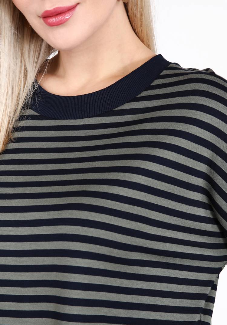 Джемпер с манжетами из рибаны шир.  750, рис. 12