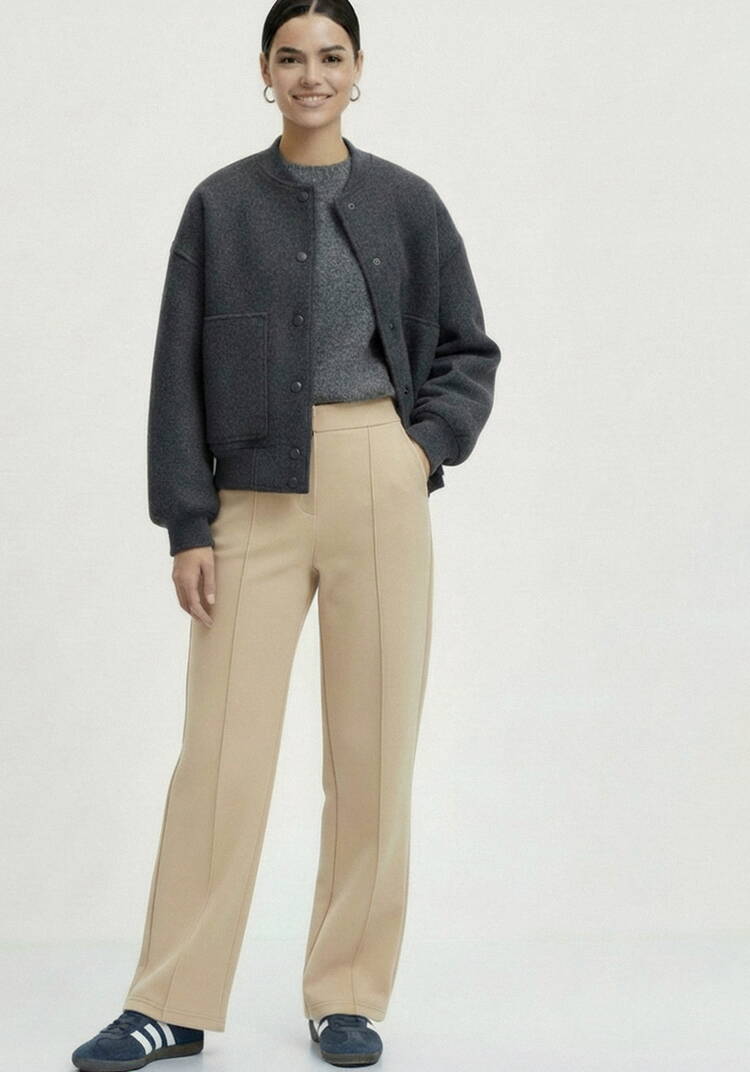 Брюки прямые с стрелками шир.  750, рис. 17