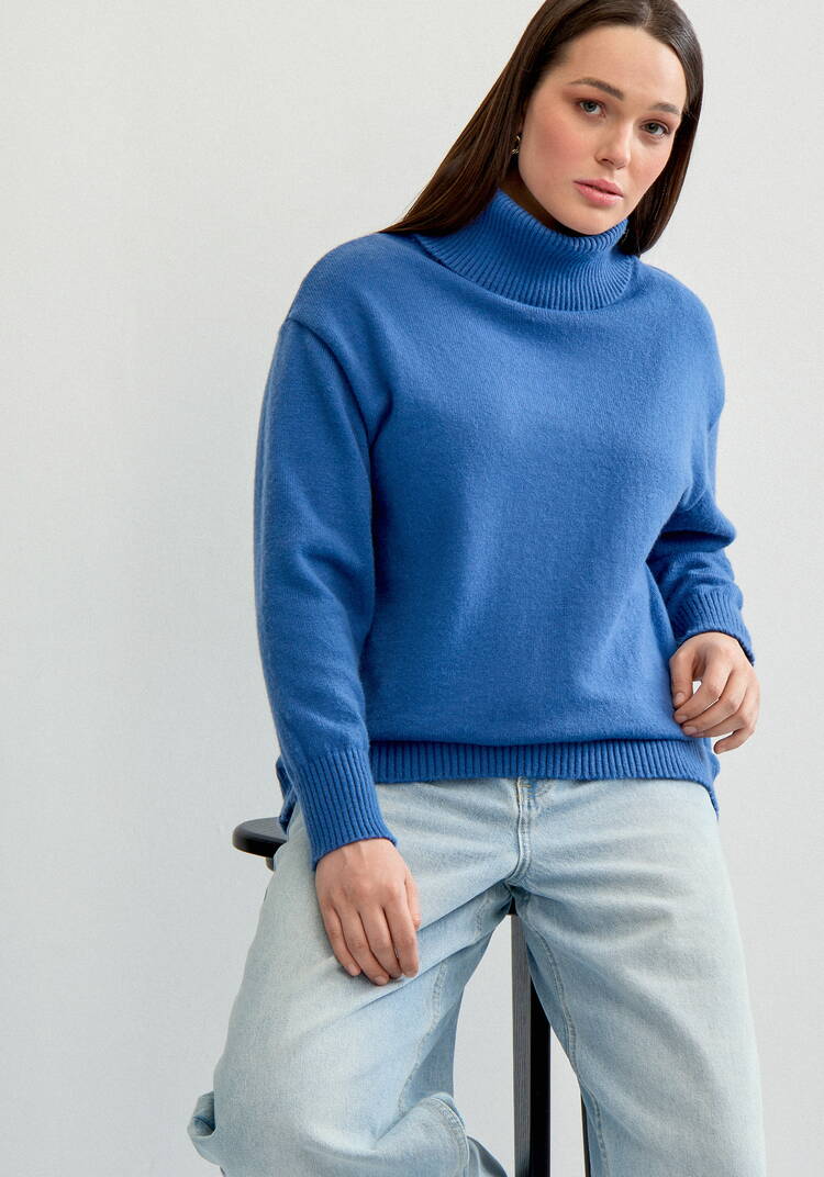 Свитер с объемным воротом шир.  750, рис. 31