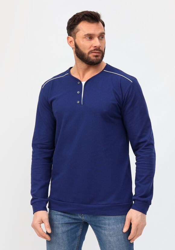 Лонгслив с контрастными кантами шир.  580, рис. 1