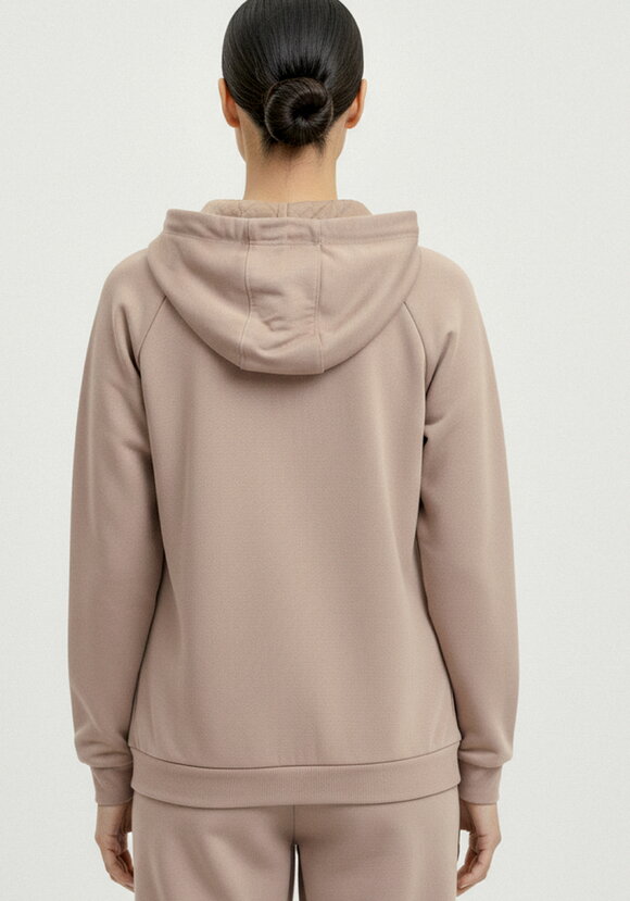 Бомбер с капюшоном из комбинированной ткани шир.  580, рис. 28