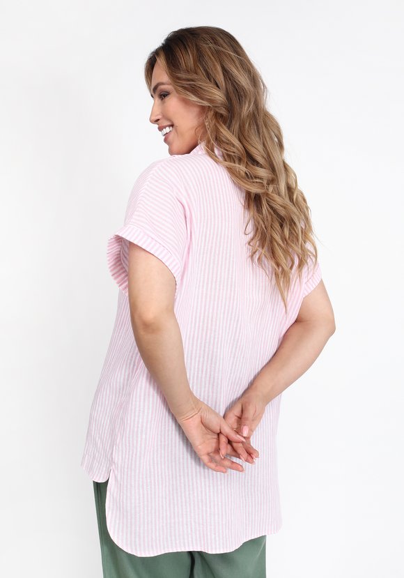 Блуза с цельнокроеным коротким рукавом шир.  580, рис. 3