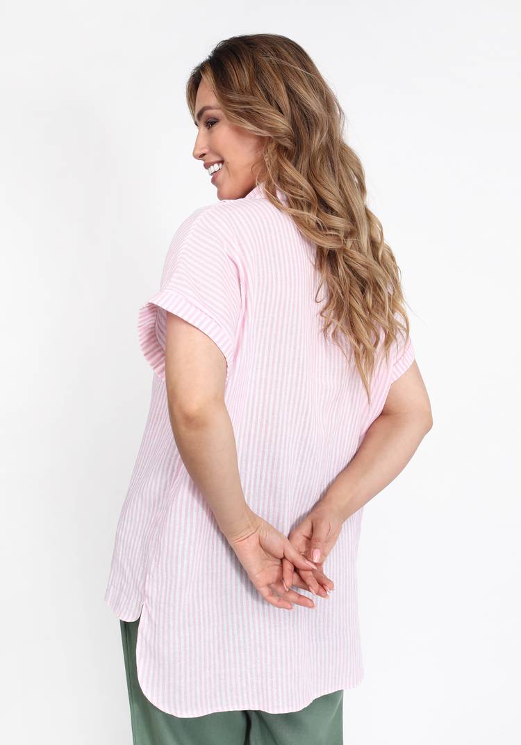 Блуза с цельнокроеным коротким рукавом шир.  750, рис. 3