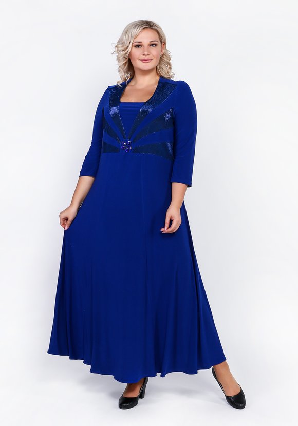 Платье-макси с декором из камней - цены, купить Платье-макси с декором ...