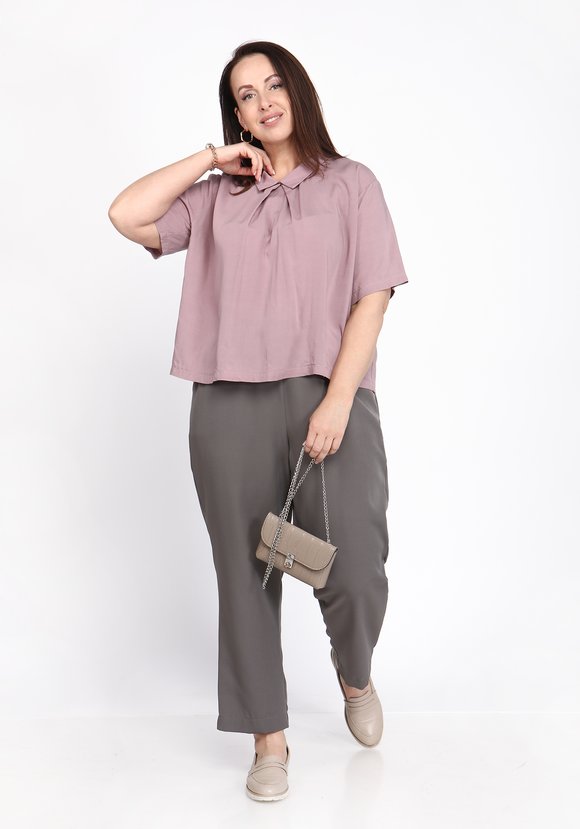 Блуза с воротничком шир.  580, рис. 9