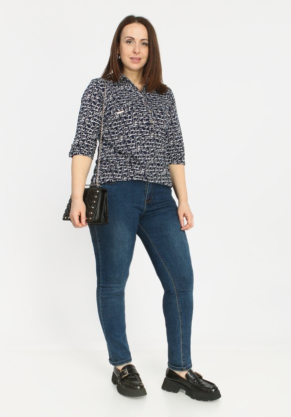 Блуза Чудесная встреча шир.  580, рис. 14