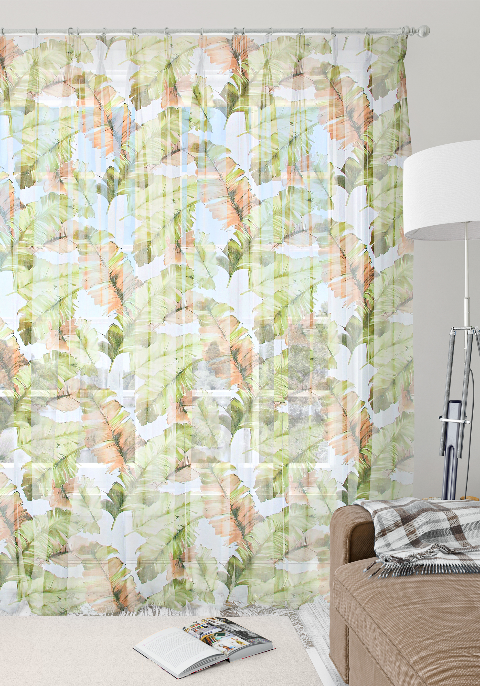 

Тюль "Кантата", Зеленый