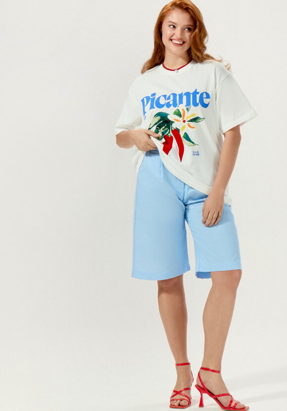 Шорты изо льна свободного кроя шир.  580, рис. 7