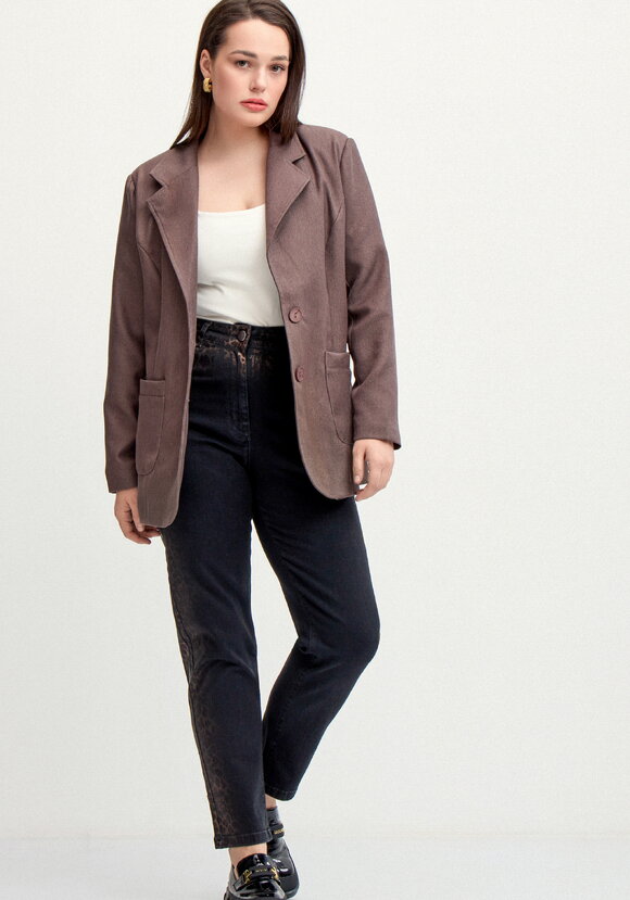 Джинсы с леопардовым напылением шир.  580, рис. 14