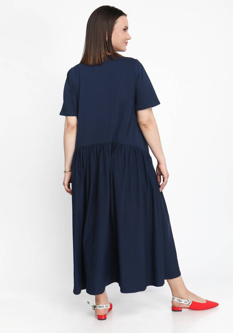 Платье-макси трикотажное шир.  750, рис. 3