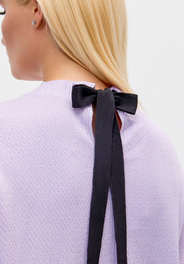 Джемпер с лентами на шее сзади шир.  750, рис. 28