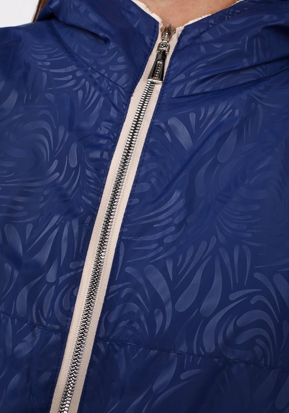 Куртка с капюшоном на подкладке из эко-меха шир.  580, рис. 8