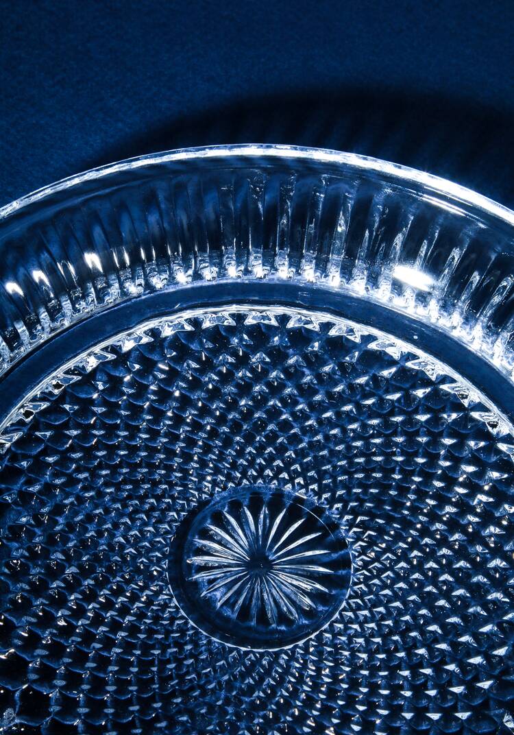 Стеклянное блюдо с крышкой шир.  750, рис. 8