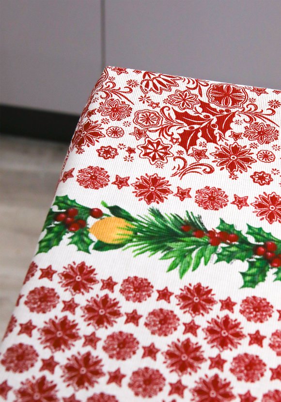 Скатерть с пропиткой Новогодняя шир.  580, рис. 8