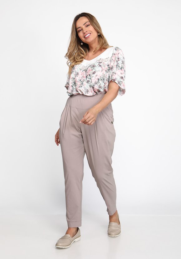 Брюки из бенгалина шир.  580, рис. 4