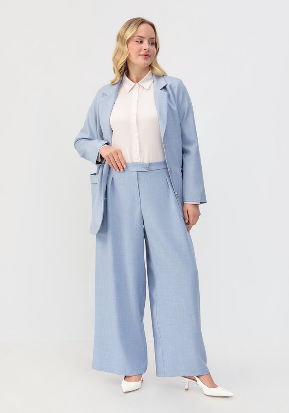 Брюки прямые от бедра шир.  580, рис. 12