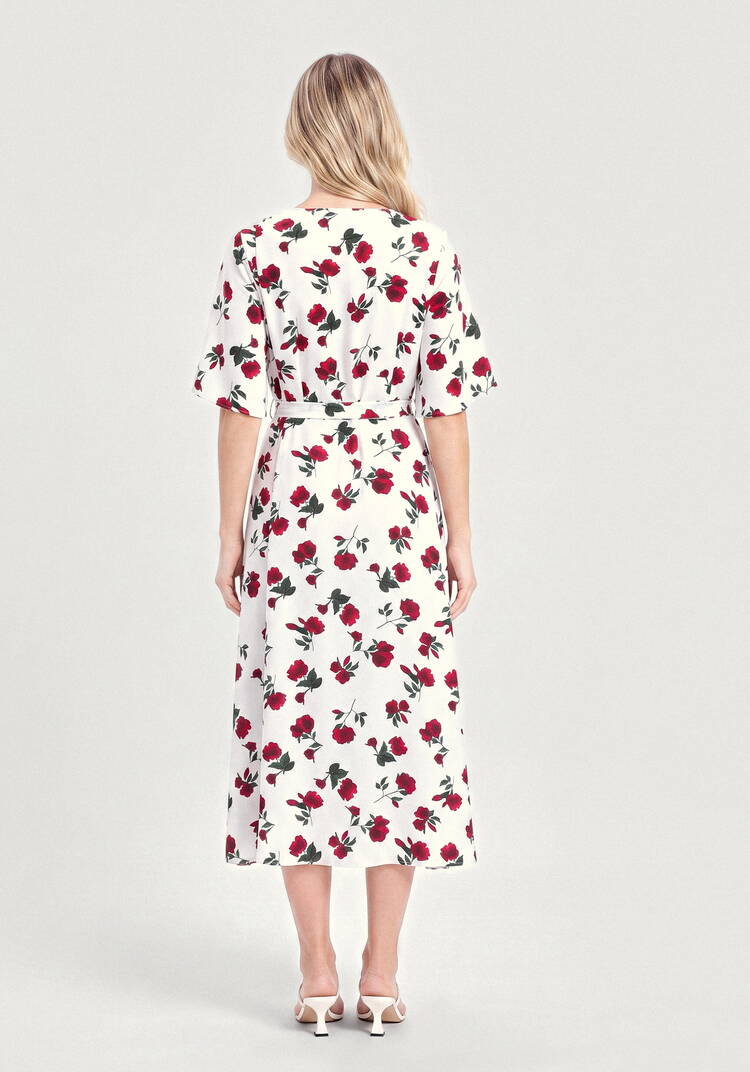 Платье Алые розы шир.  750, рис. 9