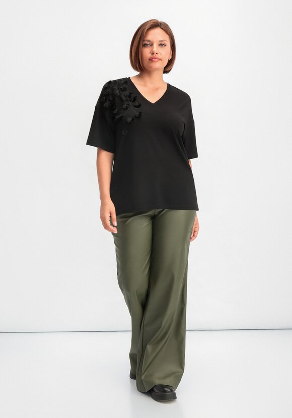 Футболка с объемным рисунком шир.  580, рис. 2