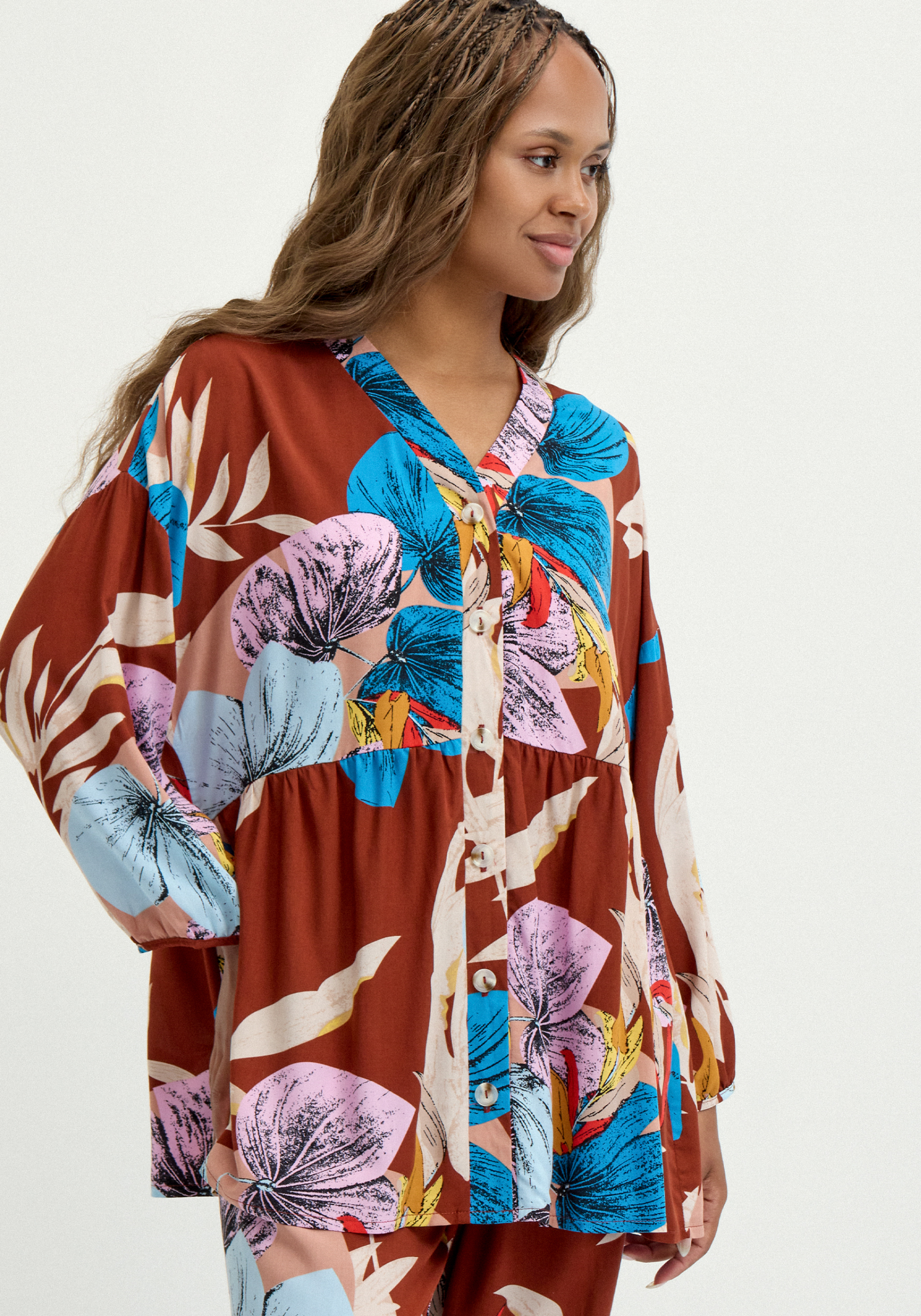 

Блуза "Авелин", Оранжевый