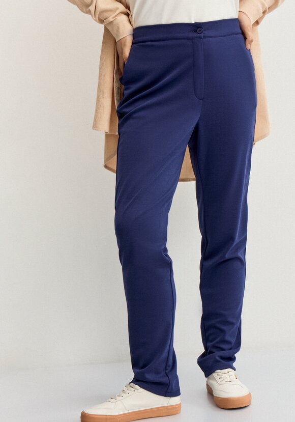 Брюки классические с карманами Белла шир.  580, рис. 11