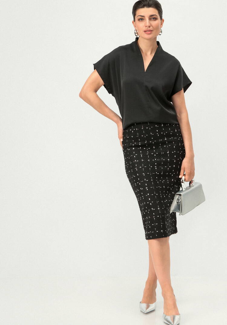 Юбка классическая миди шир.  750, рис. 9