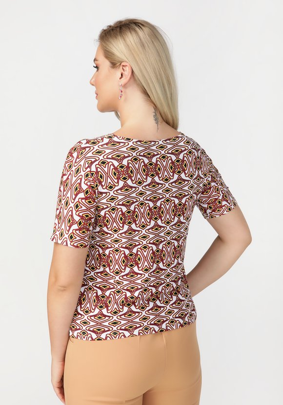 Блуза с коротким рукавом Сара шир.  580, рис. 12