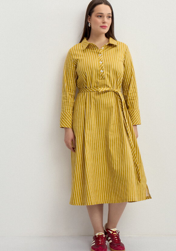 Платье-рубашка с отложным воротником шир.  580, рис. 8