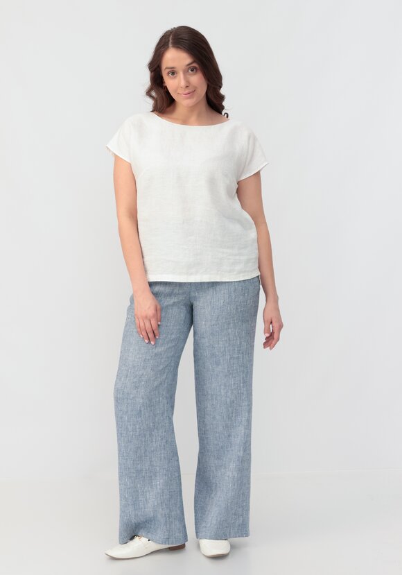 Блуза с удлиненной линией плеча Камилла шир.  580, рис. 2