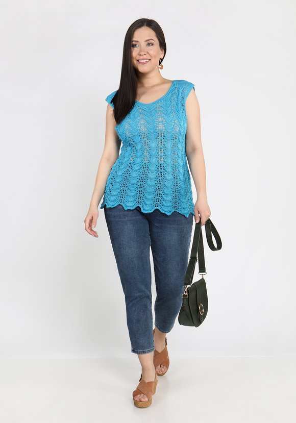 Туника Ажурная красота шир.  580, рис. 14