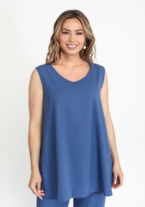 Топ базовый с круглой горловиной шир.  580, рис. 7