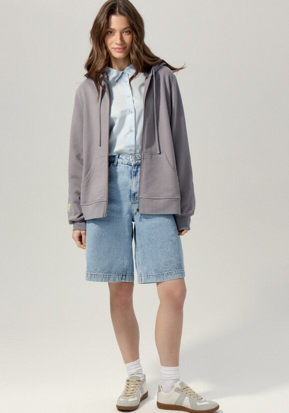 Толстовка с капюшоном и нашивкой на рукаве шир.  580, рис. 2