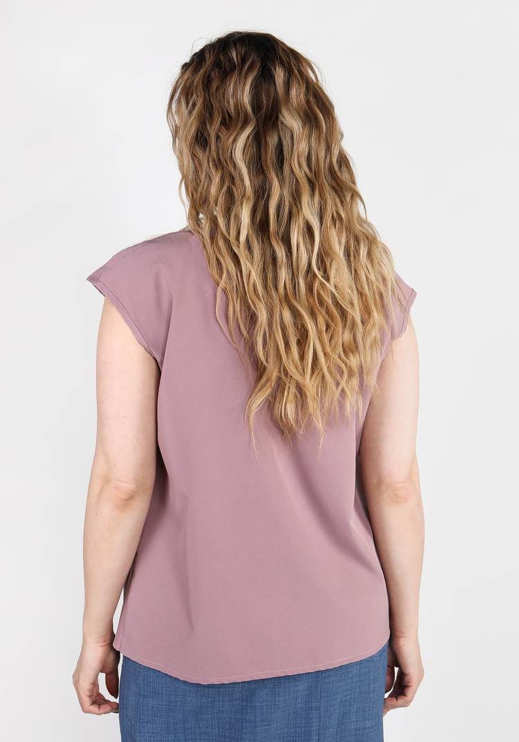 Блуза с декорированным элементом шир.  750, рис. 10