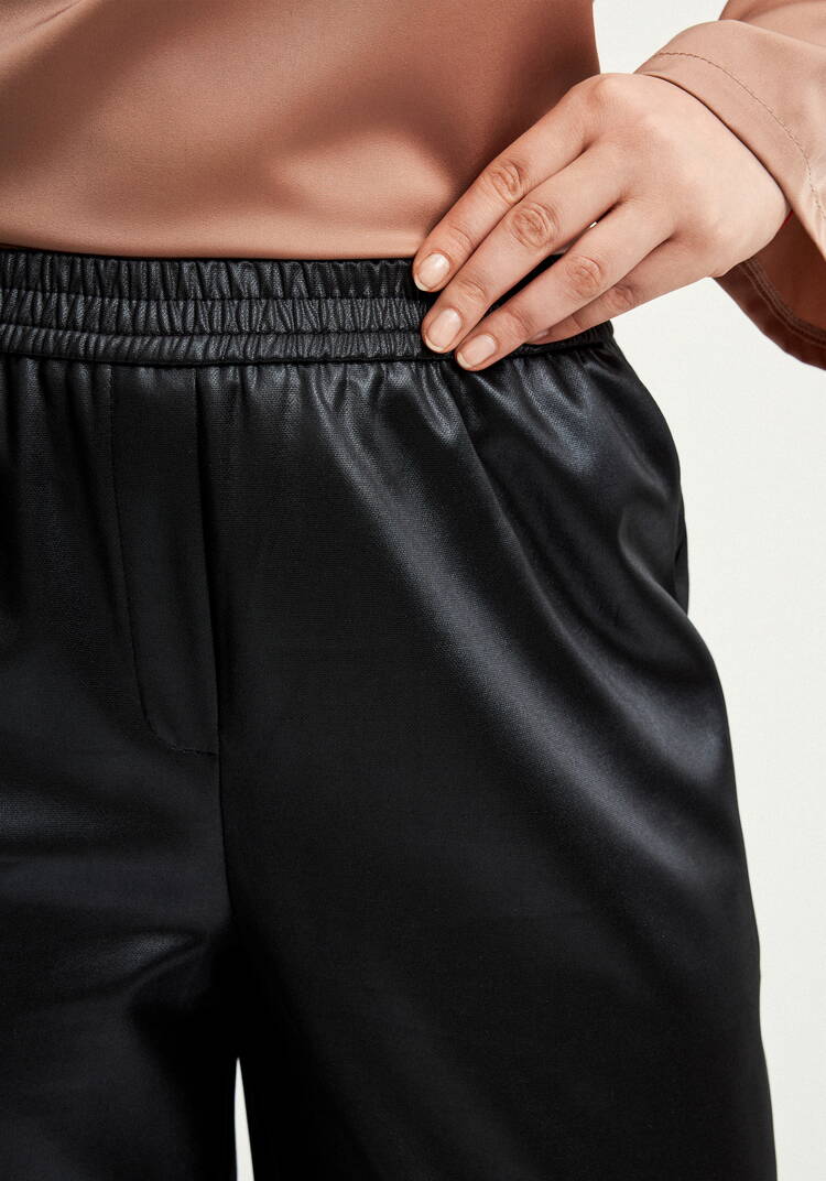 Брюки прямые с поясом на резинке шир.  750, рис. 5