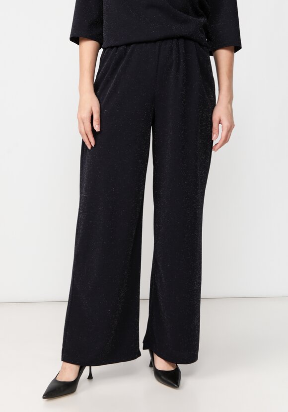 Брюки свободного кроя с метанитью шир.  580, рис. 1