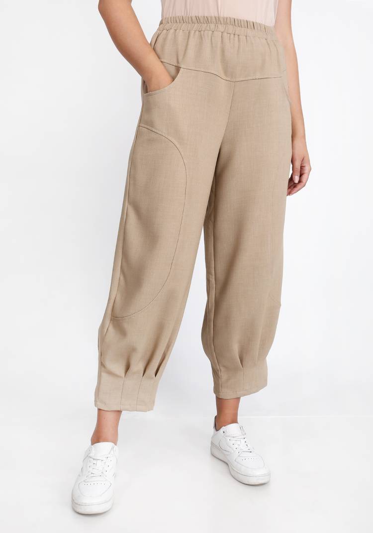 Брюки с защипами по низу шир.  750, рис. 5