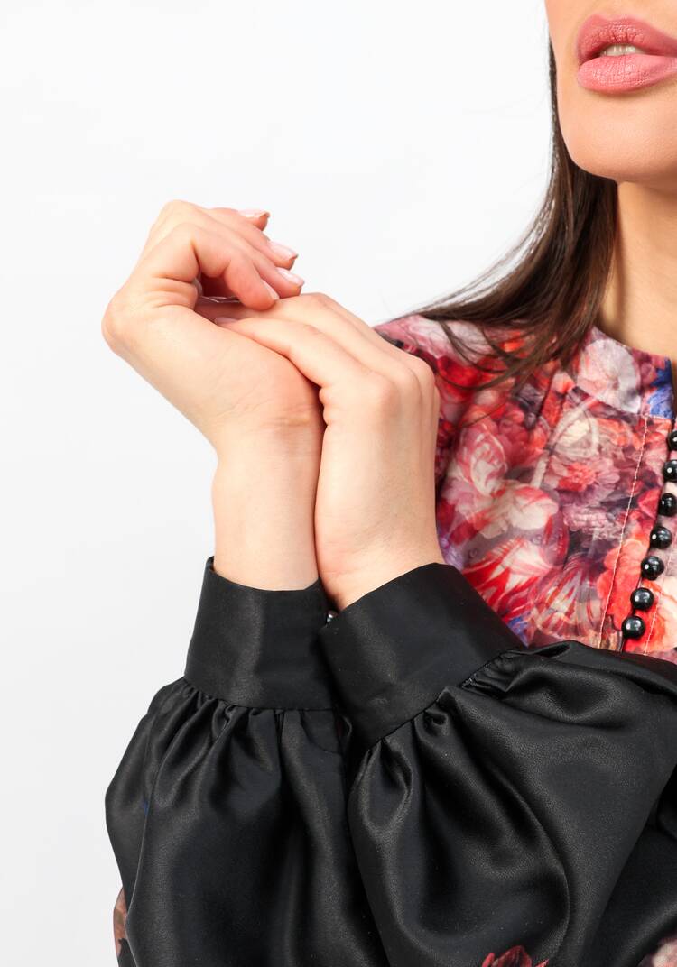 Платье с градиентным цветным рисунком шир.  750, рис. 16