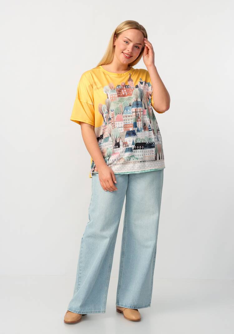 Блуза Дизайнерская находка шир.  750, рис. 7