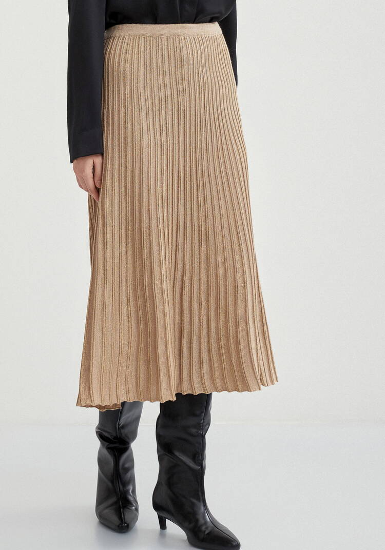 Юбка миди с метанитью шир.  750, рис. 29