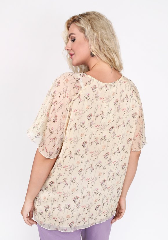 Блуза Искрометный взгляд шир.  580, рис. 6