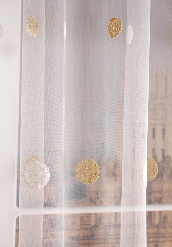 Тюль интерьерный Жемчужный дождь шир.  580, рис. 3