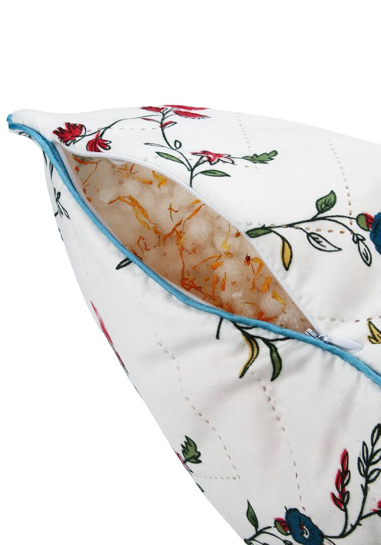 Подушка с лепестками календулы шир.  750, рис. 3