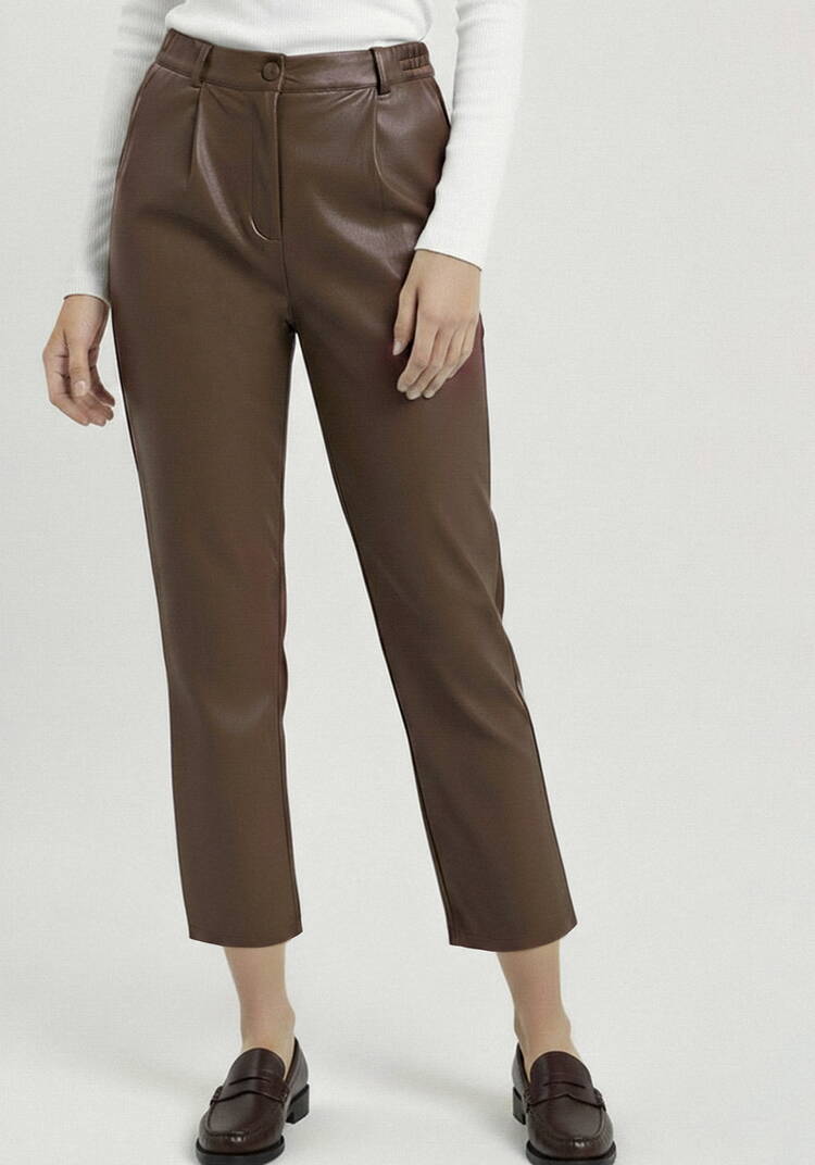 Брюки трикотажные с напылением под кожу шир.  750, рис. 4