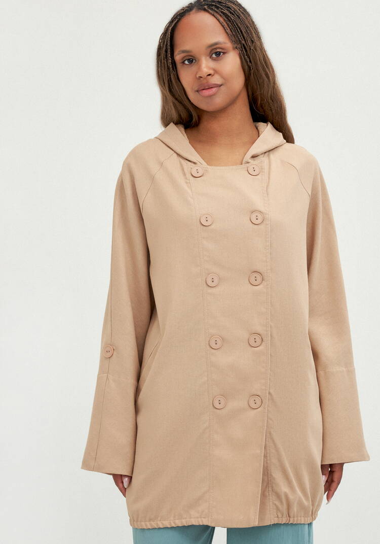 Пыльник с отделкой из шитья шир.  750, рис. 4